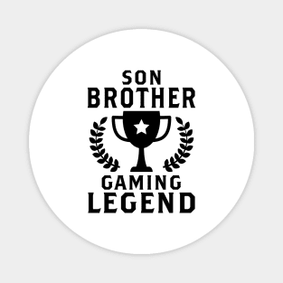 Son Brother Gaming Legend Gamer Gifts For Teen Boys Gaming Magnet